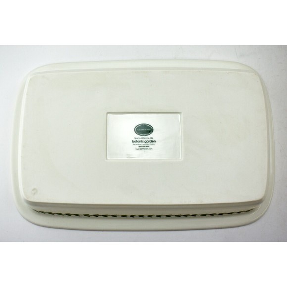 Portmeirion Botanic Garden Rosa Canina Dog Rose Rectangular Baker 10" - Picture 3 of 3